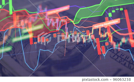 indicators including volume analysis for professional technical analysis on the monitor of a computer. Fundamental and technical analysis concept. indicators including volume analysis for professional technical analysis on the monitor of a computer. Fundamental and technical analysis concept. 96063238