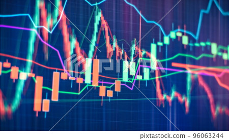indicators including volume analysis for professional technical analysis on the monitor of a computer. Fundamental and technical analysis concept. indicators including volume analysis for professional technical analysis on the monitor of a computer. Fundamental and technical analysis concept. 96063244