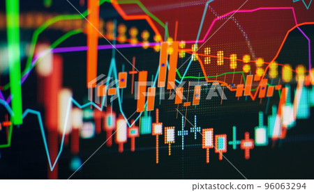 graph chart of stock market investment trading. The Forex graph chart on the digital screen. graph chart of stock market investment trading. The Forex graph chart on the digital screen. 96063294