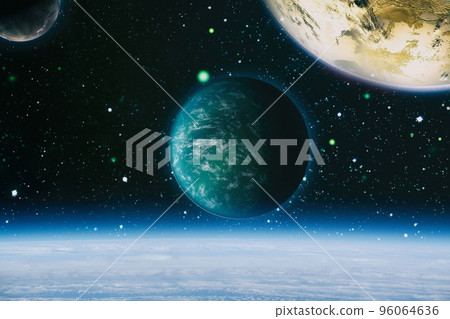 Cosmic landscape, beautiful science fiction wallpaper with endless deep space. Elements of this image furnished by NASA Cosmic landscape, beautiful science fiction wallpaper with endless deep space. Elements of this image furnished by NASA 96064636