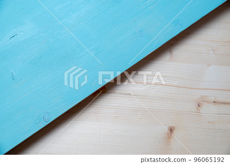 wood painted blue 96065192