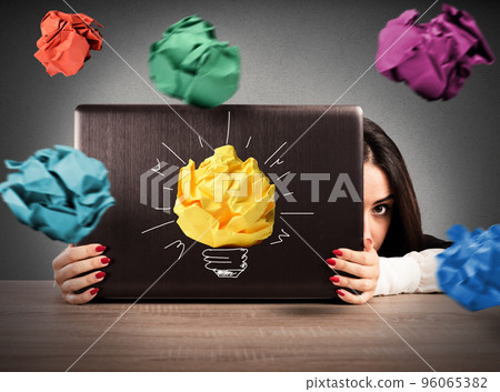 Attack of paper balls at office 96065382