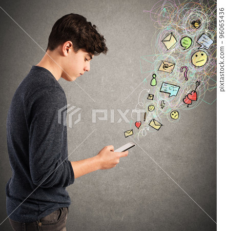 Virtual life on cellphone 96065436