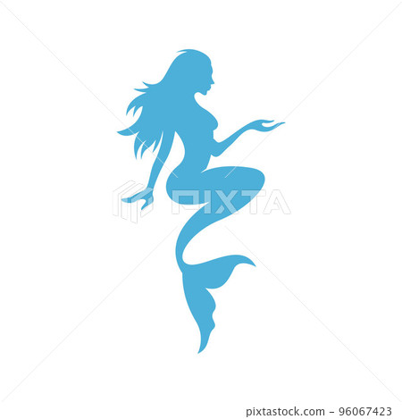 Mermaid logo icon design illustration 96067423