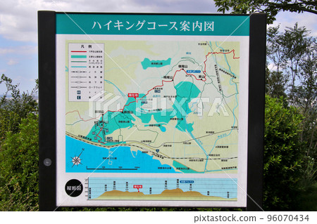 從八尾山到橫尾山周邊的六甲全山徒步路線指南地圖 96070434