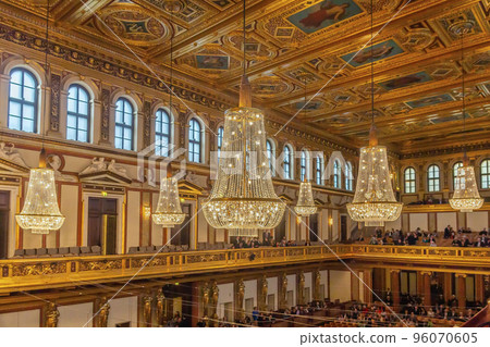 Great Golden Hall in Musikverein, Vienna, Austria Great Golden Hall in Musikverein, Vienna, Austria 96070605