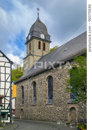 Church in Monschau, Germany Church in Monschau, Germany 96070686