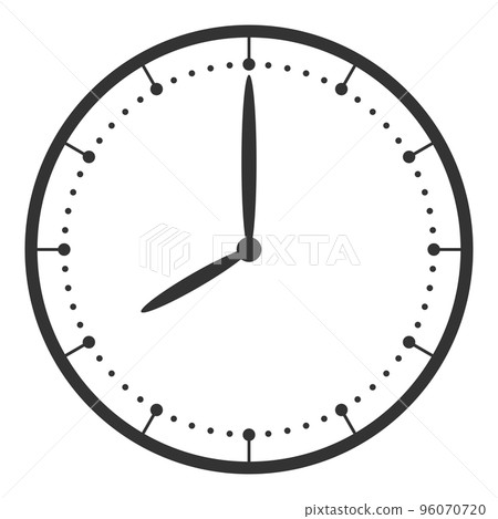Clock without letters 8:00 (front) -0 Clock without letters 8:00 (front) -0 96070720