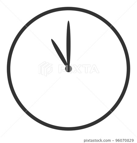 沒有字母的時鐘 11:00(正面)-0 沒有字母的時鐘 11:00(正面)-0 96070829