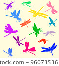 dragonfly, dragonfly pattern, realistic image, color 96073536
