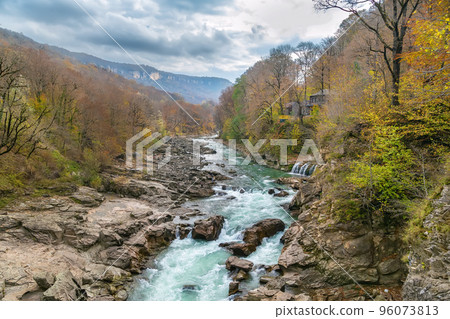 River Belaya, Adygea, Russia River Belaya, Adygea, Russia 96073813
