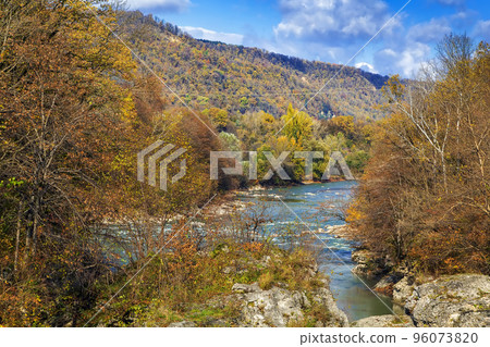 River Belaya, Adygea, Russia River Belaya, Adygea, Russia 96073820