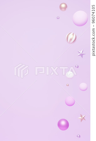 3D材質_可愛飾品_紫色 3D材質_可愛飾品_紫色 96074105