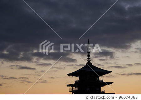 Asahi and five-storied pagoda Asahi and five-storied pagoda 96074368