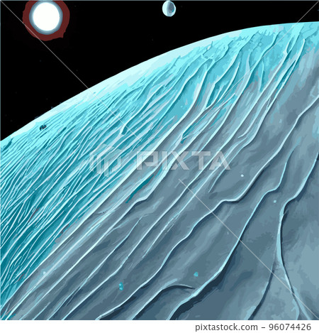 Landscape Mars surface with colonies building. Astronaut base on the red planet. Vector cartoon futuristic illustration of space colonization, space exploration concept. Space station alien galaxy Landscape Mars surface with colonies building. Astronaut base on the red planet. Vector cartoon futuristic illustration of space colonization, space exploration concept. Space station alien galaxy 96074426