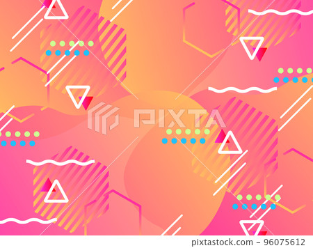 Geometric pattern background pink color size ratio 4:3 96075612