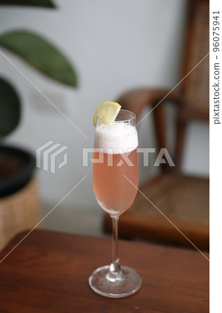 Pink cocktail in close up Pink cocktail in close up 96075941