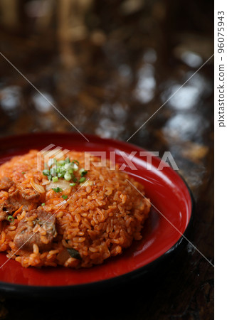 Kimchi fried rice korean food Kimchi fried rice korean food 96075943