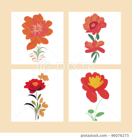 set of flowers. Vector seamless minimalistic delicate floral pattern. Romantic, small, boring, stylish floral background. Vector illustration . Decorative art illustration packaging, textile, fabric set of flowers. Vector seamless minimalistic delicate floral pattern. Romantic, small, boring, stylish floral background. Vector illustration . Decorative art illustration packaging, textile, fabric 96076273