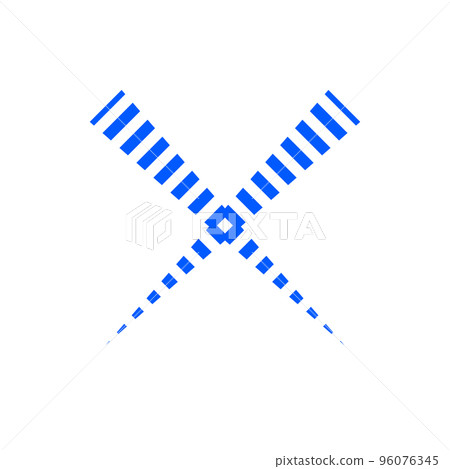 blue multiplication symbol (x, x) 96076345