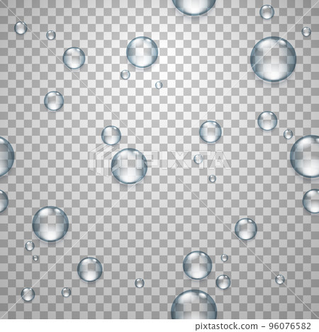 Clear Water Drops Seamless Pattern Clear Water Drops Seamless Pattern 96076582