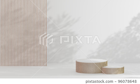 3D Render.  product podium, stand, pedestal.product presentation. 96078648