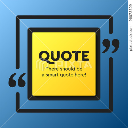 Quote frame blank, text quote boxes, background 96078809