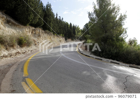 Highway in Israel from north to south. Highway in Israel from north to south. 96079071