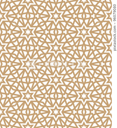 Islamic background with traditional style arabic. Seamless pattern for card, background, fabric or abstract design. Muslim ornament. 96079080
