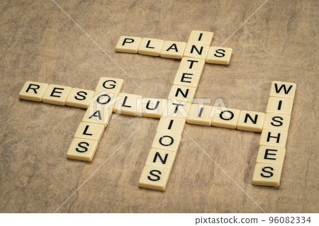 goals, resolutions, intentions, plans and wishes 96082334