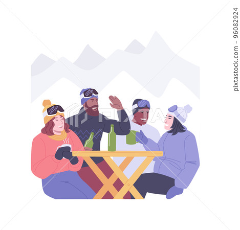 Chilling after ride isolated cartoon vector illustrations. 96082924