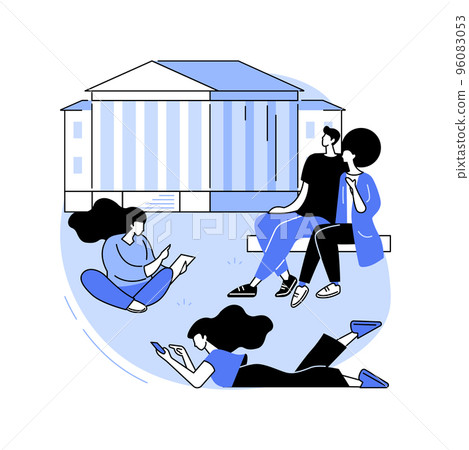 Before lecture isolated cartoon vector illustrations. Before lecture isolated cartoon vector illustrations. 96083053