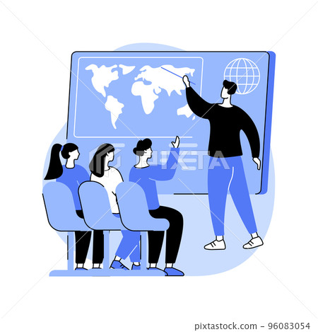Asking a question isolated cartoon vector illustrations. 96083054