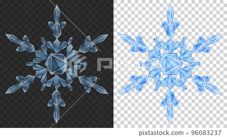 Big translucent Christmas snowflake Big translucent Christmas snowflake 96083237