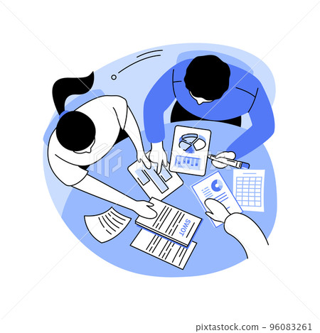 SWOT analysis isolated cartoon vector illustrations. SWOT analysis isolated cartoon vector illustrations. 96083261