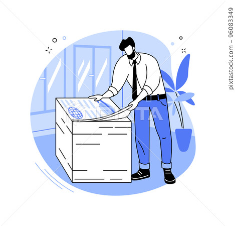 Printing company isolated cartoon vector illustrations. Printing company isolated cartoon vector illustrations. 96083349