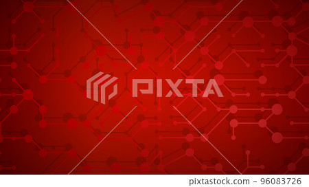 Abstract background of connecting lines and dots 96083726