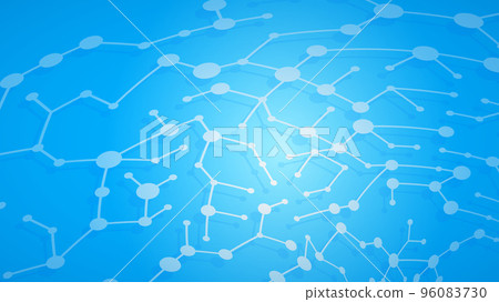 Abstract background of connecting lines and dots 96083730