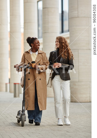 Two Girl Friends in City Two Girl Friends in City 96084308