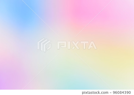 Rainbow color gradation of pastel color, simple background material of mixed color, blur 96084390