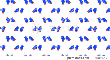 Seamless pattern with pairs of knitted gloves with snowflakes. Cozy woolen gloves background. Winter, Christmas or New Year design for scrapbooking or wrapping paper Seamless pattern with pairs of knitted gloves with snowflakes. Cozy woolen gloves background. Winter, Christmas or New Year design for scrapbooking or wrapping paper 96084637