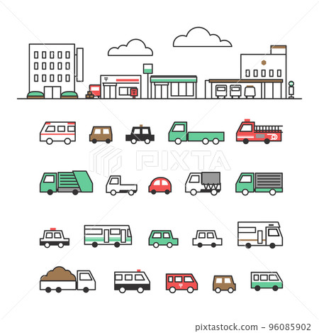 一款簡約時尚的街景車 96085902