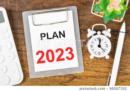 The 2023 Plan, Goal and Target Setting List for 2023 year with alarm clock. Change and determination concept. The 2023 Plan, Goal and Target Setting List for 2023 year with alarm clock. Change and determination concept. 96087302