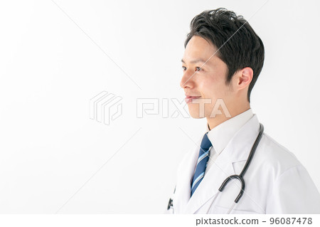 Doctor male white back 96087478