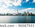 Toronto, Canada - Photography - The skyline during the daytime as seen from the islands 96087933
