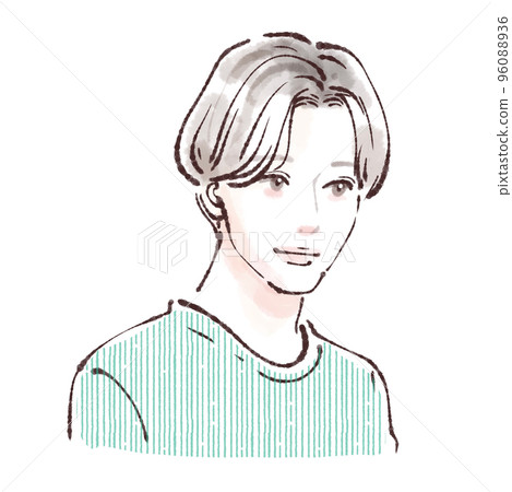 男人的插圖素材 96088936