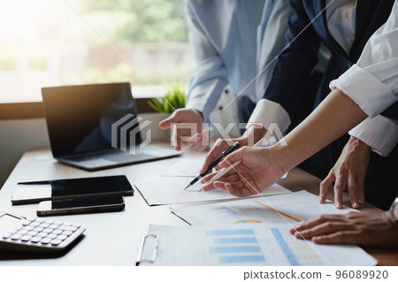 Economists give consultations to employees to increase their potential in using investment budget, planning marketing and assessing risks in investment budgets. Economists give consultations to employees to increase their potential in using investment budget, planning marketing and assessing risks in investment budgets. 96089920