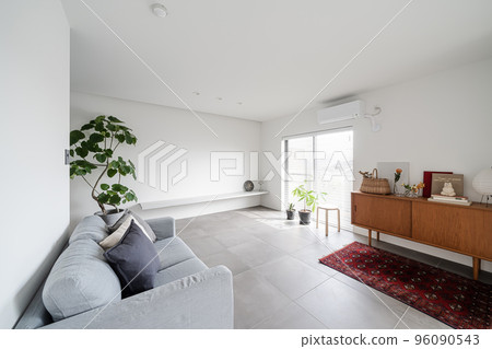 simple modern living room simple modern living room 96090543