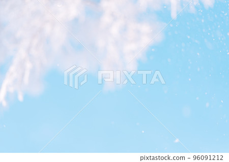 Outside tree in frost background against sky Outside tree in frost background against sky 96091212