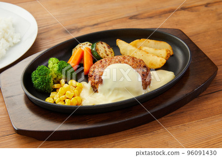 Cream cheese hamburger hamburger 96091430